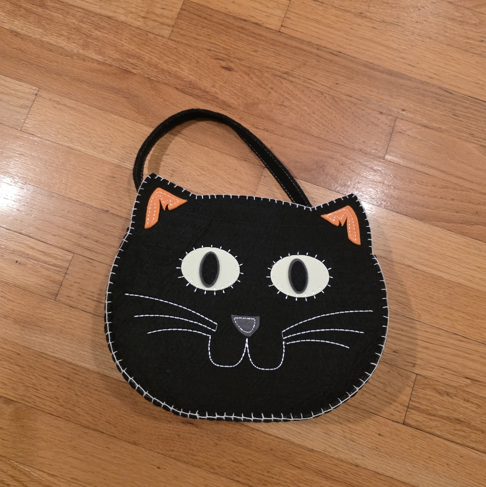 Pottery Barn Kids Trick Or Treat Cat Bag